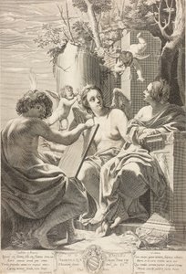 Intellectus et Memoria...Voluntas von Claude Mellan
